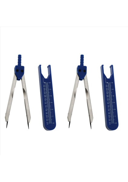 2pc Deluxe Ekg Ekg Hemşiresi Veya Doktor Kaliper Cetveli Elektrokardiyografları Ölçmek Için Çekim (Yurt Dışından)