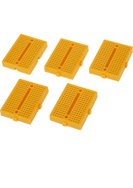 5 Pcs Breadboard Deney Kurulu 4 5x3 5 cm Sarı (Yurt Dışından)