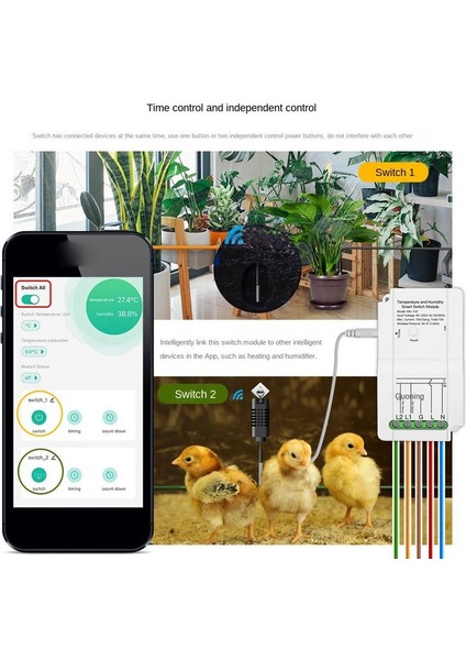 Wifi Tuya Akıllı Ev Anahtarı Akıllı Sıcaklık ve Nem Sensörü Uygulama Zamanlama Anahtarı Uzaktan Kumanda Modülü Prob Anahtarı (Yurt Dışından) fırsatları