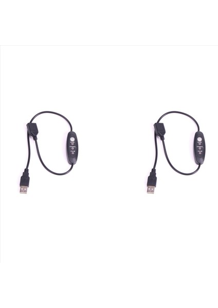 2x USB 5V-12V Sıcaklık Denetleyicisi Isıtıcı Termostat 3 Hızlı Ayarlanabilir 24W (Yurt Dışından)