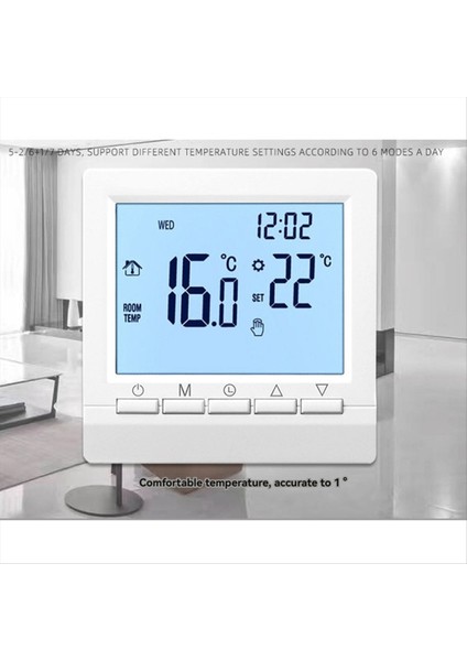 Zemin Isıtma Termostat Akıllı Termostat Dijital Ekran Ekran Kazan Su Zemin Isıtma Kontrolörü Ev Için (Yurt Dışından) indirimleri