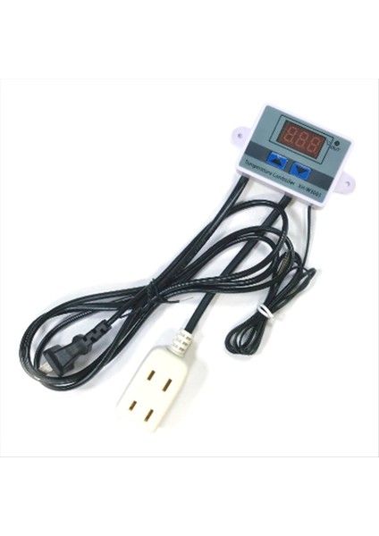 Dijital LED Sıcaklık Denetleyicisi Termostat Anahtarı Su Geçirmez Prob ve Sıcaklık Soketi Abd Fişi (Yurt Dışından)
