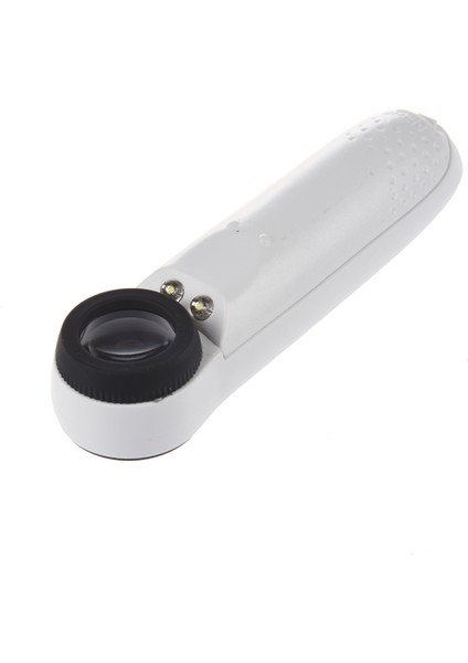 40X 2 Leds Işık Göstergesi Cam Eğitim Büyüteç Beyaz (Yurt Dışından) indirimleri