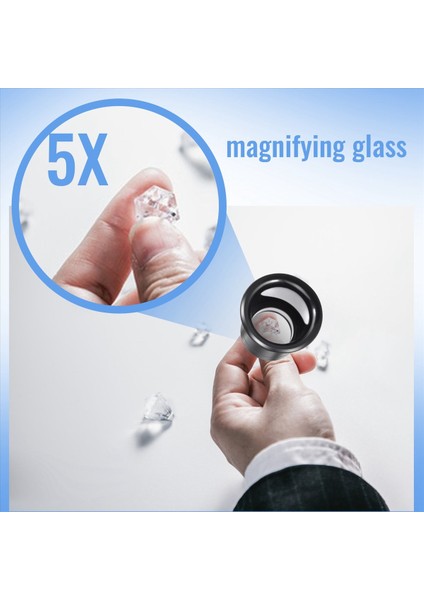 5x Saatçinin Loupe Büyüteç Büyücü Cam Gözü Loupe Mücevher Büyüteçi Kuyumcu Mercek (Yurt Dışından) fırsatları