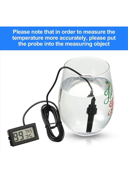 6x Dijital Termometre Higometre Prob Iç Mekan Sıcaklık Nem Metre Higometre Göstergesi (Yurt Dışından) fiyatları