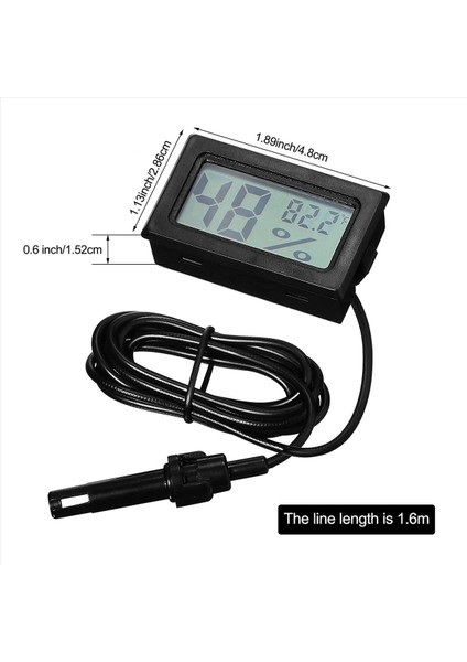 6x Dijital Termometre Higometre Prob Iç Mekan Sıcaklık Nem Metre Higometre Göstergesi (Yurt Dışından) fırsatları