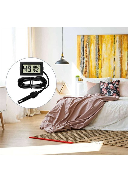 6x Dijital Termometre Higometre Prob Iç Mekan Sıcaklık Nem Metre Higometre Göstergesi (Yurt Dışından) indirimleri