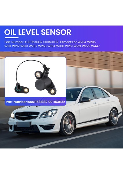 Yeni A0011531332 0011531132 Mercedes Için Motor Yağı Seviye Sensörü Benz W204 W205 W211 W212 W213 W207 (Yurt Dışından) fırsatları