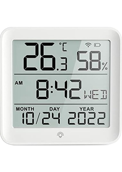 Akıllı Sıcaklık ve Nem Saat Sıcaklığı ve Nem Sensörü Sıcaklık ve Nem Saati (Yurt Dışından)