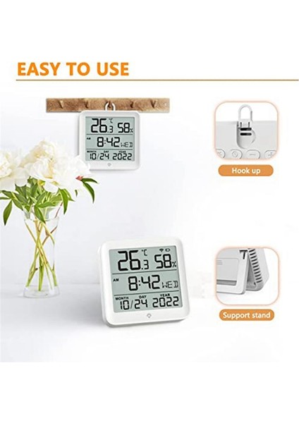 Akıllı Sıcaklık ve Nem Saat Sıcaklığı ve Nem Sensörü Sıcaklık ve Nem Saati (Yurt Dışından) fırsatları