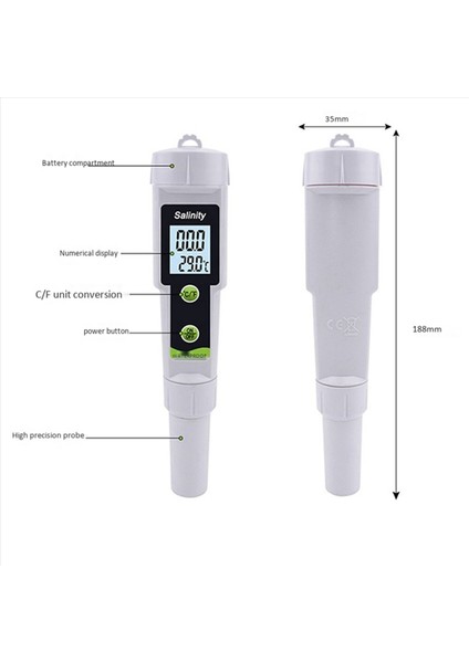 2x Tph 02154 Tuzluluk Ölçer Deniz Suyu Hidrometre Salamura Tuz Içerik Algılama Havuzlar Içme Suyu Akvaryum (Yurt Dışından) modelleri