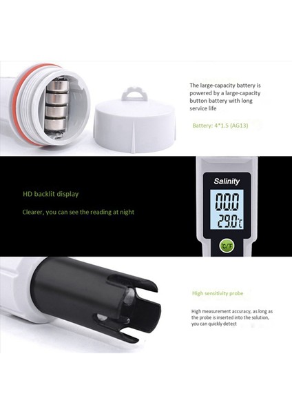 2x Tph 02154 Tuzluluk Ölçer Deniz Suyu Hidrometre Salamura Tuz Içerik Algılama Havuzlar Içme Suyu Akvaryum (Yurt Dışından) fırsatları