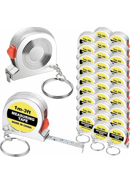 Bay Plan Keyajları Inşaat Partı Için Slıde Kilite Ile Fonksiyonel Geri Bir Ölçüm Bant Keyajları 1m/3ft A (Yurt Dışından)