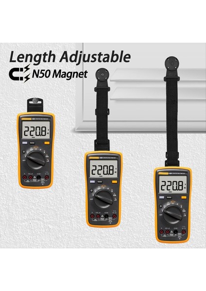 Fluke Dijital Multimetre Için Manyetik Asma Kayış Kiti Fluke 50 Iı Için Asma Kit Parçaları 70 Iıı 80 Iv 180 Serisi (Yurt Dışından) fiyatları