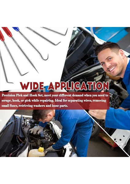 8 Pcs Çift Noktalı Scriber Metal Scribe Aracı Kanca ve Seçim Aracı Düz 45 Derece 90 Derece Uç Işaretleme Aracı (Yurt Dışından) modelleri