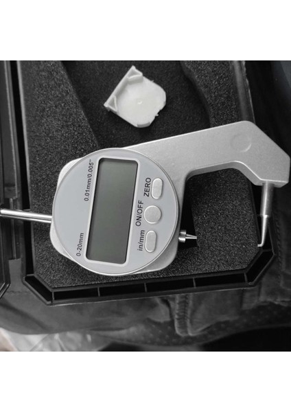 Dijital Ekran Kalınlık Göstergesi LCD Mikrometre Metrik Duvar Kalınlığı Ölçüm Araçları 0-20MM Düz Kafa Stili (Yurt Dışından) modelleri