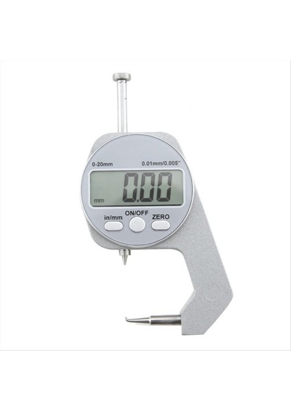 Dijital Ekran Kalınlık Göstergesi LCD Mikrometre Metrik Duvar Kalınlığı Ölçüm Araçları 0-20MM Düz Kafa Stili (Yurt Dışından) fırsatları