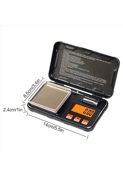 2x Mini Dijital Ölçekli Yüksek Kaliteli Gram Ölçekli Denge Hassas Makinesi Cep Boyutlu Tartım Araçları 200G x 0 01G (Yurt Dışından) modelleri