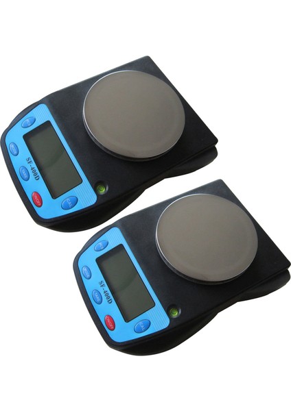 2x SF-400D Analitik Denge Laboratuvarı Dijital Ölçek Mutfak Ölçeği 500G/0 01G Siyah (Yurt Dışından)