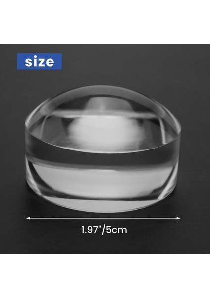 10PCS 2 Inç Büyüteç Kubbesi - Taşınabilir Kağıt Ağırlığı 8x Büyüteç Net Okuma Yardımı Büyüteç Cam Kubbesi Kolay Kaymak (Yurt Dışından) fırsatları