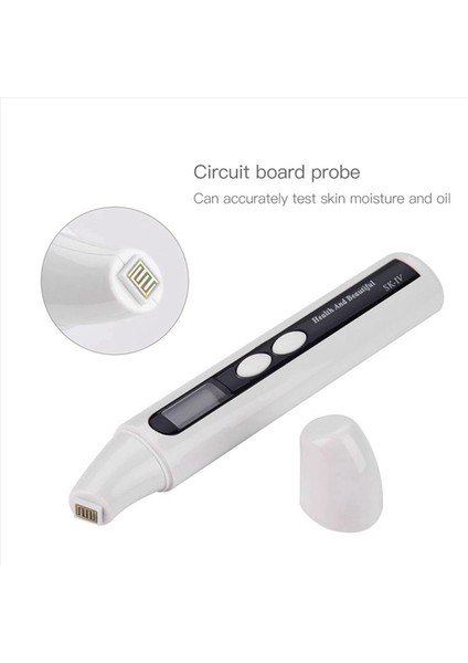 2x Taşınabilir Dijital Monitör Dedektörü Cilt Sensörü Yüz Cilt Nem Test Cihazı Su Yağı Analizörü (Yurt Dışından) modelleri