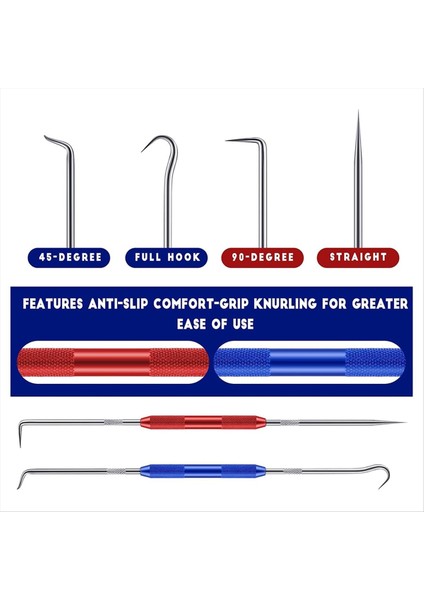 8 Pcs Çift Noktalı Scriber Metal Scribe Aracı Kanca ve Seçim Aracı Düz 45 Derece 90 Derece Uç Işaretleme Aracı (Yurt Dışından) indirimleri