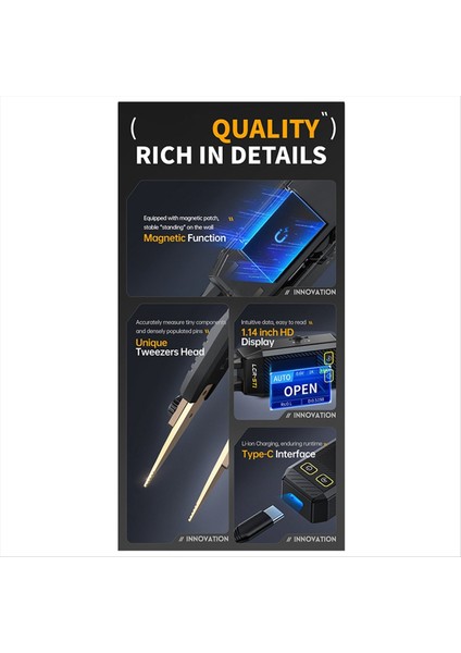 Fnirsi Lcr-St1 Akıllı Dijital Köprü Cımbız Direnci Endüksiyon ve Kapasitans Bileşen Testi Lcr Ölçer (Yurt Dışından) indirimleri