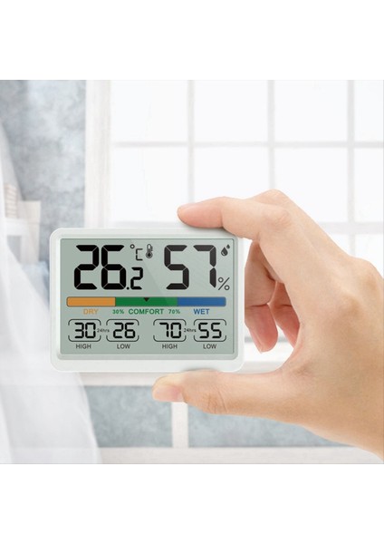 Termometre ve Higrometre Kapalı Ev Sıcaklık ve Nem Görsel Ölçüm Aleti (Yurt Dışından) modelleri