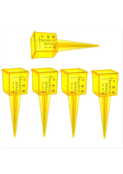 Yağmur Göstergesi Yeniden Kullanılabilir Açık Plastik Sprinkler Ölçüm Aracı 1 5 Inçlik Sprinkler Gauge Geniş Ağız (Yurt Dışından)