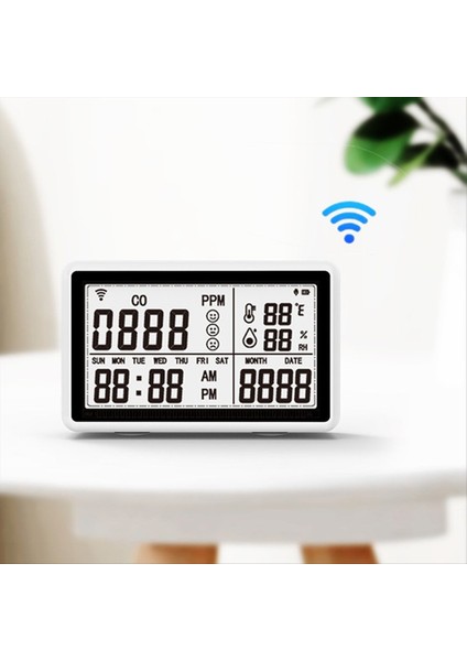 Tuya Wıfı Co Metre Sıcaklık ve Nem Test Cihazı Ev Hava Kalitesi Monitörü Karbon Monoksit Dedektörü (Yurt Dışından) fiyatları