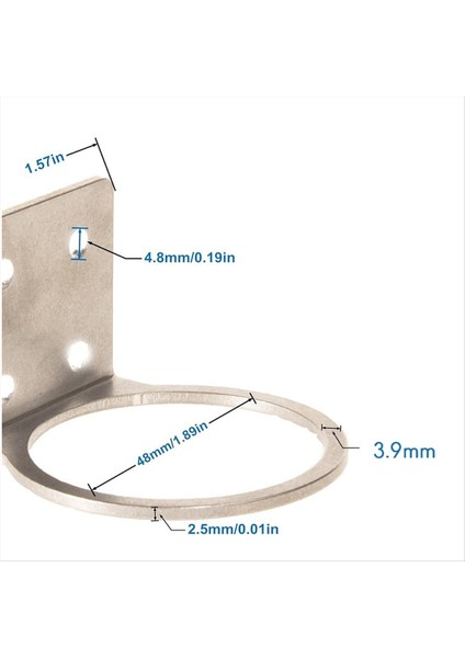 Yağmur Göstergesi Paslanmaz Çelik Çit Montaj Braketi Dış Bahçe Avlusu Ev Için Yağmur Göstergesi Yedek Tüp (Yurt Dışından) modelleri