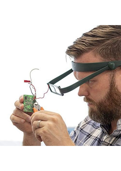 8 Lensli 2x Ince Baş Bandı Büyüteç Baş Monte Okuma Büyüteçinin Destekli Onarımı (Yurt Dışından) fiyatları