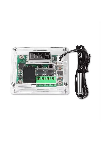 W1209 Dijital Termostat Kontrol Kurulu Kırmızı Dijital Dc 12V -50 Ila 100 ℃ Kasalı Su Geçirmez Sensör Anahtar Plakası (Yurt Dışından) fırsatları