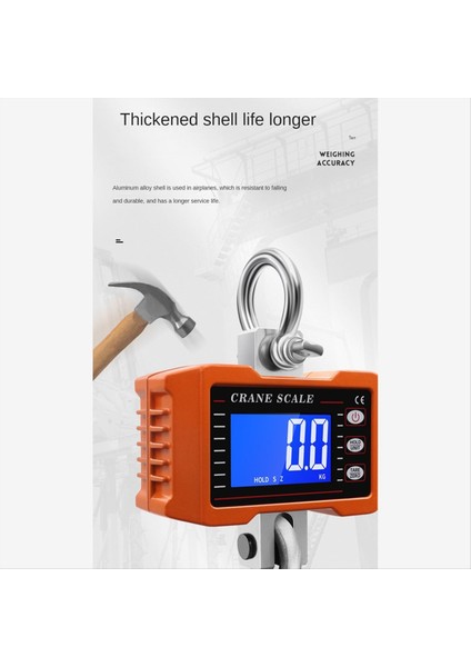 Dijital Vinç Ölçeği 1000KG Dijital Asma Ölçeği Çiftlik Fabrika Inşaat Mavisi Için Endüstriyel Ağır Hizmet Vinç Ölçeği (Yurt Dışından) modelleri