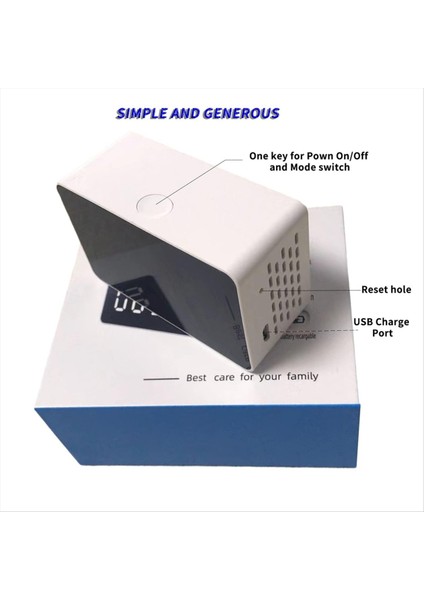 Hava Kalitesi Monitörü Iç Mekan Hava Kalitesi Ölçer Ev Ofis Okulu Otel Için Pm2 5 ve Vocs Taşınabilir Dedektör Algıladı (Yurt Dışından) modelleri