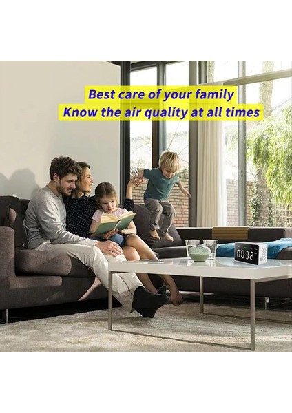 Hava Kalitesi Monitörü Iç Mekan Hava Kalitesi Ölçer Ev Ofis Okulu Otel Için Pm2 5 ve Vocs Taşınabilir Dedektör Algıladı (Yurt Dışından) indirimleri