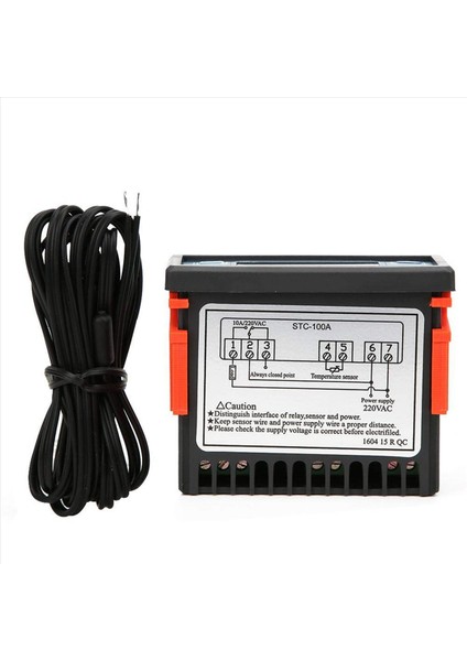 2x STC-100A Sıcaklık Denetleyicisi Soğuk Isı Buzdolabı Termostat Regülatörü Termoregülatör Sensörü Ac 220V (Yurt Dışından) fiyatları