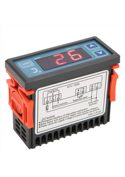 2x STC-100A Sıcaklık Denetleyicisi Soğuk Isı Buzdolabı Termostat Regülatörü Termoregülatör Sensörü Ac 220V (Yurt Dışından) fırsatları