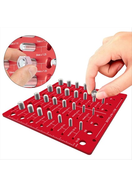 Fındık ve Cıvata Diş Denkeyleri-28 Cıvata Boyutu ve Diş Tanımlayıcı Göstergesi ve 8 Boyut Diyafram Göstergesi Ölçüm Tanımlayıcısı (Yurt Dışından) fırsatları