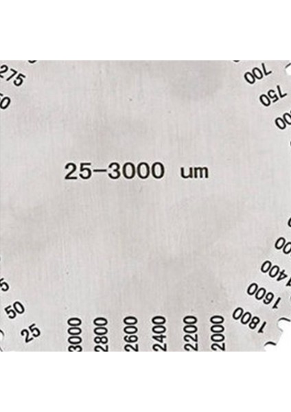 6x Yüksek Hassasiyetli Paslanmaz Çelik Altıgen Islak Film Alet Paslanmaz Çelik Islak Diyafram Kalınlık Göstergesi (Yurt Dışından) indirimleri
