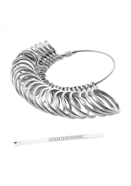 0-13 Yüzük Sizer Ölçüm Aracı Seti Metal Yüzük (Yurt Dışından) fiyatları