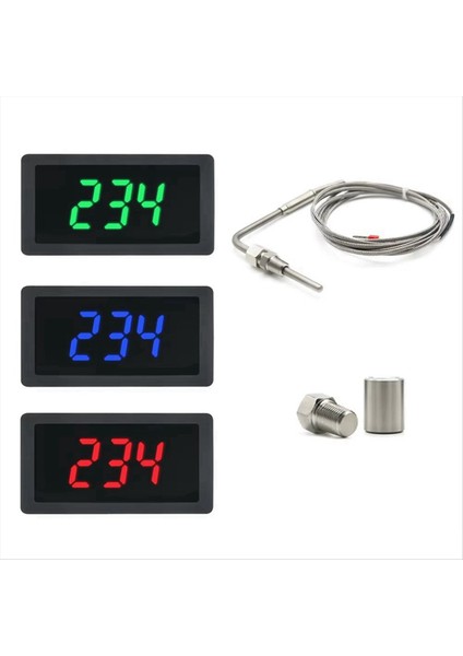 Egt Sensörü Sıcaklık Sensörü ile LED Ölçer Lehimleme Paket Kiti Yüce Fonksiyon Uyumlu PT100 Sıcaklık C (Yurt Dışından) fırsatları