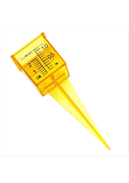 20PCS Yağmur Göstergesi Yeniden Kullanılabilir Bahçe Su Göstergesi Gösterge Gösterge Parlak Sarı Çim Yağmur Göstergesi Açık Su Ölçüm Aracı (Yurt Dışından)