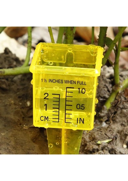 20PCS Yağmur Göstergesi Yeniden Kullanılabilir Bahçe Su Göstergesi Gösterge Gösterge Parlak Sarı Çim Yağmur Göstergesi Açık Su Ölçüm Aracı (Yurt Dışından) fırsatları