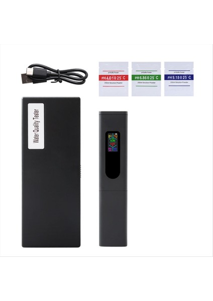 5&#39 I 1 Tuzluluk Metre Ph Su Kalitesi Test Cihazı Dijital Ec Tds Temp Monitör Akvaryum Hidroponik Havuzu Için Şarj Edilebilir Test (Yurt Dışından) indirimleri