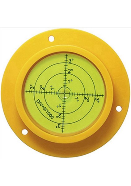 3x Yuvarlak Kabarcık Seviyesi 3 Montaj Delikli 90X17MM Yüksek Hassas Bir Dairesel Ruh Seviyesi Ölçüm Alet Aleti (Yurt Dışından) fırsatları