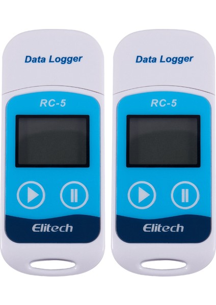 2x Elitech 32000 Point USB Sıcaklık Veri Kaydedici Dahili Sensör (Yurt Dışından)
