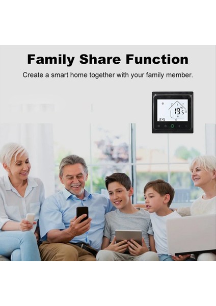 16A Tuya Akıllı Wifi Termostat Su Elektrikli Sıcak Zemin Isıtma Su Gazı Kazan Sıcaklık Kontrolör Alexa Siyah (Yurt Dışından) indirimleri