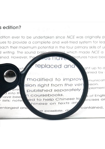 5pcs Katlanır Katlama Kat Away Cep Büyütme Cam Büyüteç Lens 3x Büyütme Katlanır Deri Çanta Büyütme Cam (Yurt Dışından) modelleri