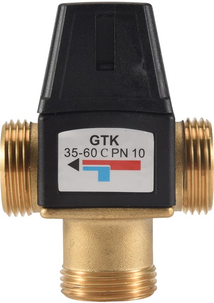 1 Pcs 3 Yol DN25 Harici Diş Pirinç Termostatik Karıştırma Valfi Güneş Su Isıtıcı Termostatik Valf (Yurt Dışından)